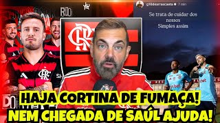 NEM A CHEGADA DO ESPANHOL SAÚL AJUDA A DIMINUIR A CRISE!  ARRASCAETA SAI EM DEFESA DO DE LA CRUZ!