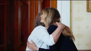 First Lady Melania Trump Meets with Freed Hostages Keith and Aviva Siegel