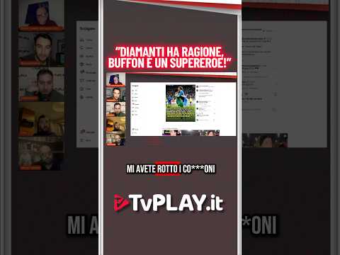 #VIVIANO: โDIAMANTI HA RAGIONE, #BUFFON ร UN SUPEREROEโ ๐ฆธโโ๏ธ