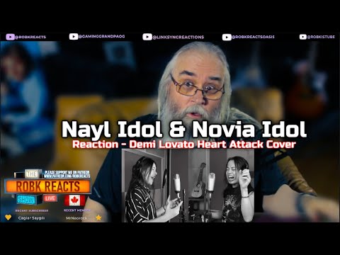 Nayl Idol & Novia Idol Reaction - Demi Lovato Heart Attack Cover - First Time Hearing