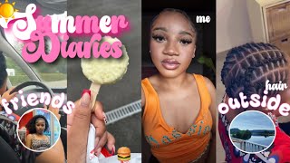 SUMMER DIARIES #001 🎀 | Outside with my Girls, GRWM, Talk 💋