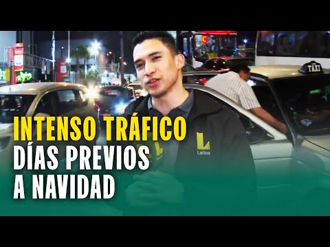 Caos vehicular por compras navideñas: "Triplican el tiempo que demoran en pasar por la carretera"