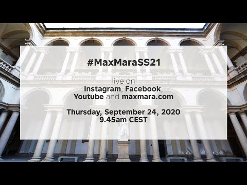Max Mara Spring Summer 2021 Live Fashion Show