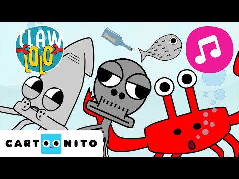 Zombievriendjes 🎵 Lekker dansen met zeedieren 🌊 | Liedjes voor kinderen | Clawlolo 🦀