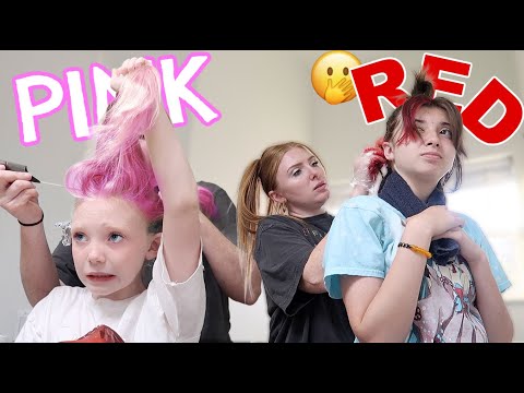 Dyeing my 15 & 8 year old daughter's hair 🥲