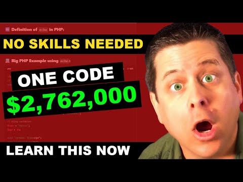 This Simple PHP Code Made Me Millions - Heres How!