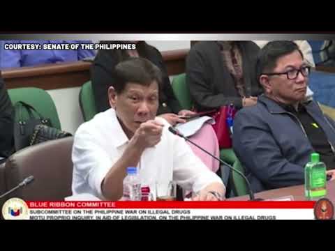 DUTERTE AT HONTIVEROS NAGKAINITAN SA PAGDINIG SENADO