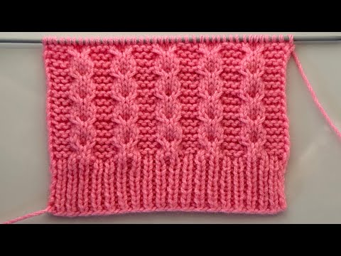 Knitting stitch pattern/design for gents sweater/ladies sweater/cardigan/jacket 