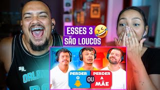 ⚠️O que você prefere?  PERDER A MÃE ou PERDER O P4U??? 😱😂 | React Canal Canalha