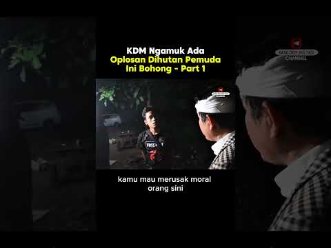 Kang Dedi Mulyadi Ngamuk! Ada Bangunan Oplosan Minuman Di Tengah Hutan #kdm