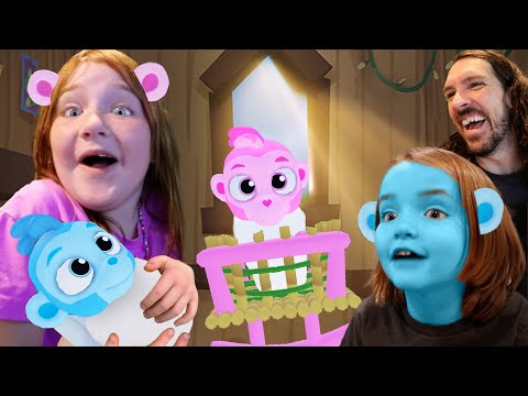 BABY MONKEY BUDDiES in ROBLOX!!  Challenge Tree Obby to unlock cool new skins w Adley Niko & Navey