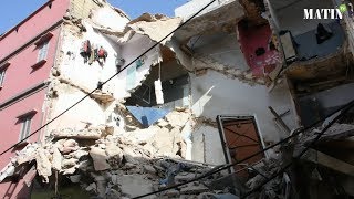 Casablanca : Effondrement d’un petit immeuble menaçant ruine à Derb Kabir