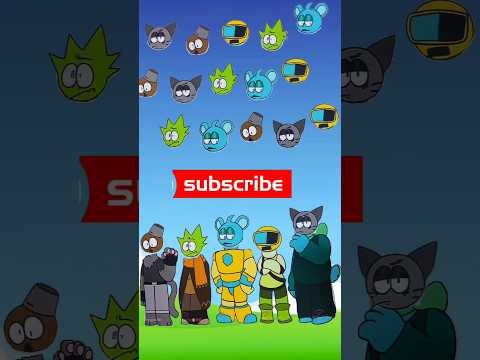 Sprunki Incredibox all characters face puzzle game #shorts #incredibox #art