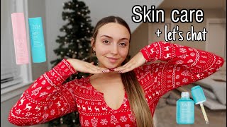 MY SKIN CARE ROUTINE! (weight loss journey, mental health talk, + how to keep motivation)