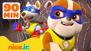 دوريات المخلاب | أكثر مغامرات PAW Patrol بطولية مع Rubble! 💥 90 دقيقة | نيكلوديون | Nick Jr. Arabia