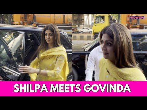 Shilpa Shetty Visits Govinda In The Hospital After Gun Shooting Incident | WATCH