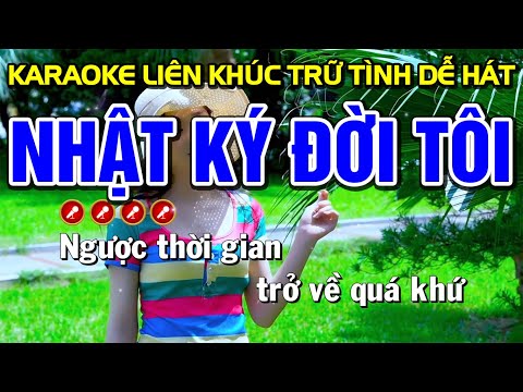 ➤ NHẬT KÝ ĐỜI TÔI Karaoke Nhạc Sống Tone Nam | Bến Tình Karaoke