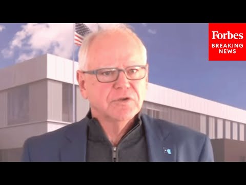 YouTube video thumbnail: Gov. Tim Walz Announces New Crime Lab And Office For Minnesota Bureau Of Criminal Apprehensions