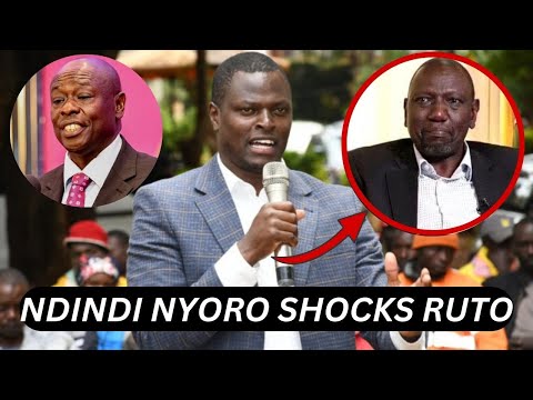 I left Ruto because he lied to me! Ndindi Nyoro speech today shocks kenyans as Gachagua declares war