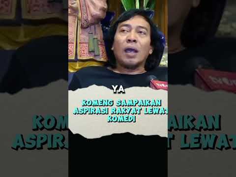 Komeng sampaikan aspirasi rakyat lewat komedi.#komeng #politik #komedi #fyp