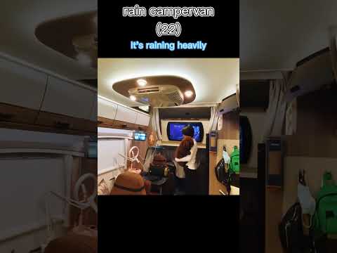 It's raining, it's better in a caravan......