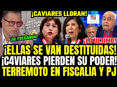 CAVIARES PIERDEN! NUEVA JNJ SE BAJA A FISCAL DELIA ESPINOZA Y JANET TELLO ¡PROCESADAS Y DESTITUIDAS!