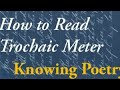 Understanding English Poetry Meters