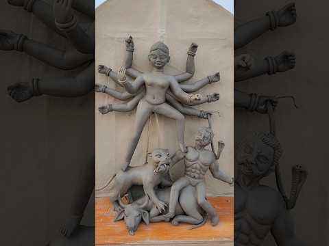 🪷मिट्टी से दुर्गा माँ की मूर्ति बनाना सीखें/Maa Durga idol making with clay#shorts #durga #navratri