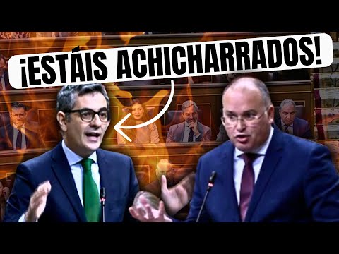 Tellado despluma a Bolaños dándole con los chanchullos del PSOE: “¡Parecéis una unidad de quemados!”