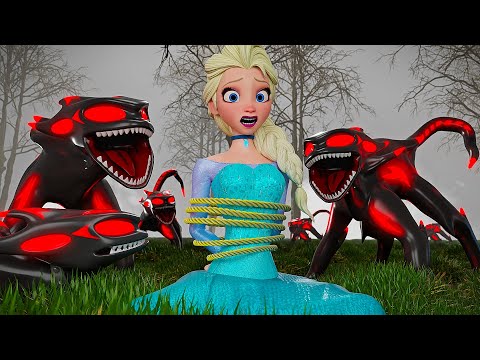 Elsa Frozen - Face The Most Dangerous Monsters!