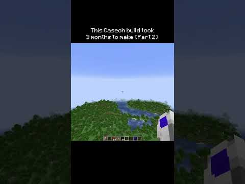 This caseoh build took 3 months to make.. part 2 #minecraft