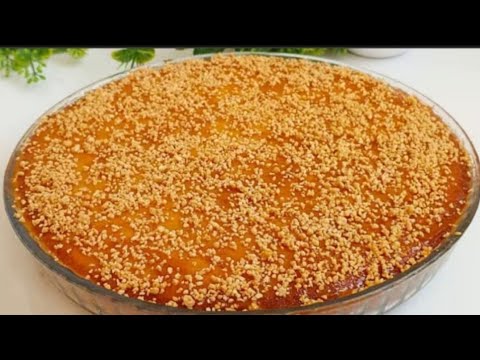 بسبوسة بالبرتقال سهلة اقتصادية وسريعة التحضير طرية وكذوووب دوبان في الفم حقا تستحق التجربة