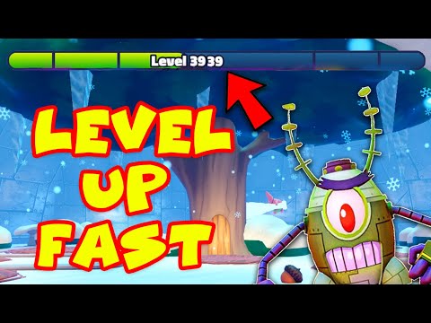 HOW TO GET LEVELS FAST in SPONGEBOB TOWER DEFENSE