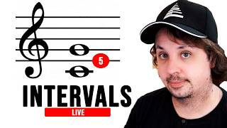 How to Read Sheet Music - Interval Practice (LIVE)