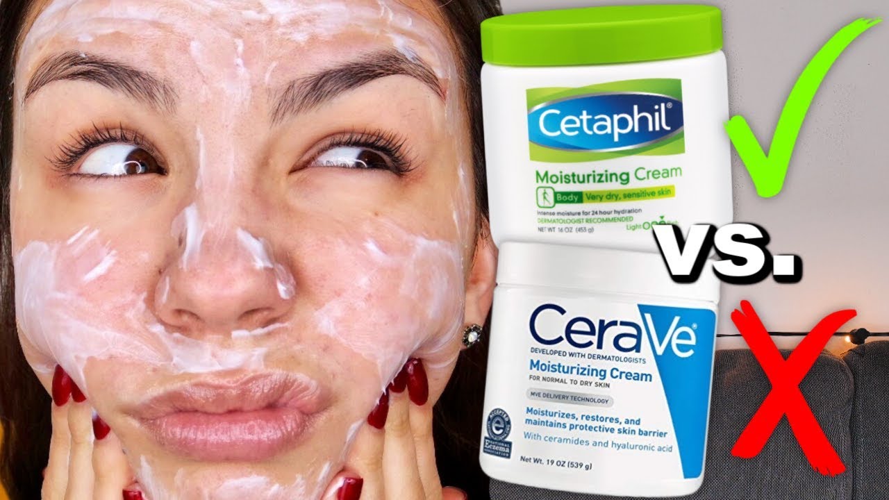 Cetaphil or cerave? Cerave moisturizing cream vs. Cetaphil moisturizing cream - Audrey Victoria