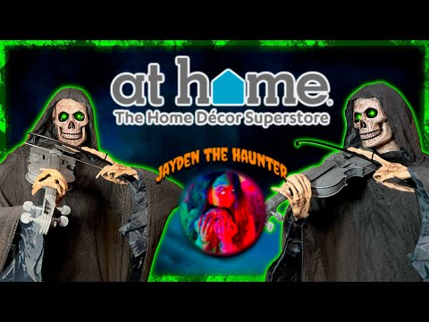 👻 EXCLUSIVE FIRST LOOK | At Home Halloween Violinist Reaper Life Size Animatronic Halloween Prop 🎃