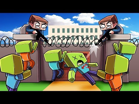 Minecraft | ESCAPE THE ZOMBIE PRISON - Break OUT Challenge! (Zombie Prison)