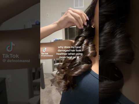 GIRL SAME. 😭 #relatable #heat #hair #girllife #curls