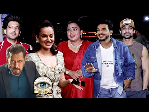 Bigg Boss 18 New Year Episode Shoot With Salman Khan, Kangana Ranaut, Bharti Singh, Munawar Faruqui