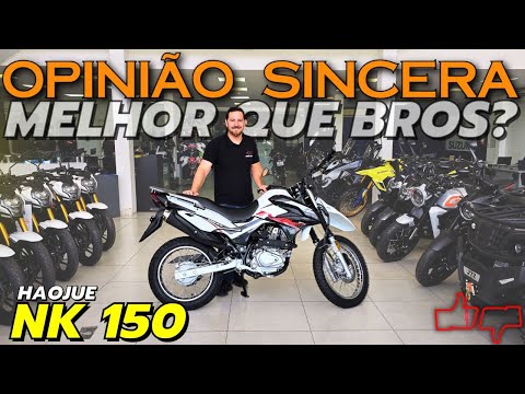 Moto BOA, bonita e BARATA? Conheça a Haojue NK 150! Perfeita para cidade, melhor que Honda Bros