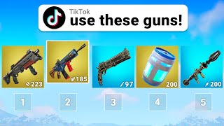 We Tested TikTok's Fortnite Loadouts!