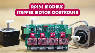 DIY RS485 Modbus Based Stepper Motor Controller