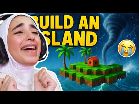 أقوى هجوم لعاصفة على الجزيره😭⚡️🌪️- Build An Island 🏝️