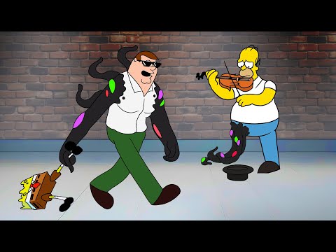 PETER GRIFFIN GET ABSTRACTED COMPILATION! Homer Simpson x Pibby x The Amazing Digital Circus