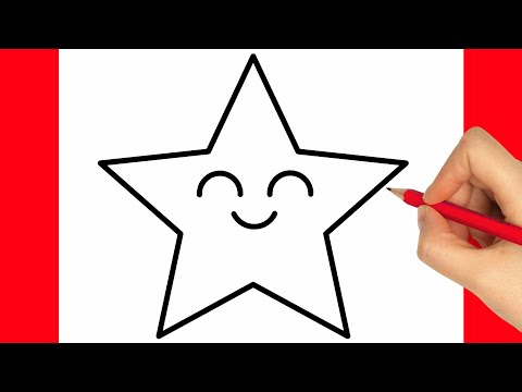 HOW TO DRAW A STAR EASY STEP BY STEP