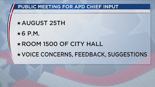 City of Amarillo seeking input for next police chief