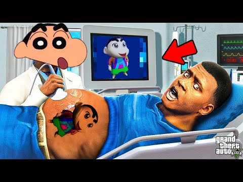 OMG! Shinchan & Pinchan Found Franklin PREGNANT In GTA 5! | GTA V HINDI