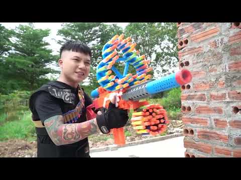 LTT Nerf Mod : Survive or Surrender S.W.A.T Warriors W Fight Masked Criminals Nerf Mod Challenge