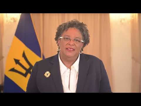 YouTube video thumbnail: Watch Now: Prime Minister Mia Amor Mottley Delivers An Address To The Nation