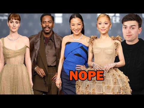 CRITIC'S CHOICE AWARDS 2025 FASHION ROAST (no more parka gowns PLEASE)